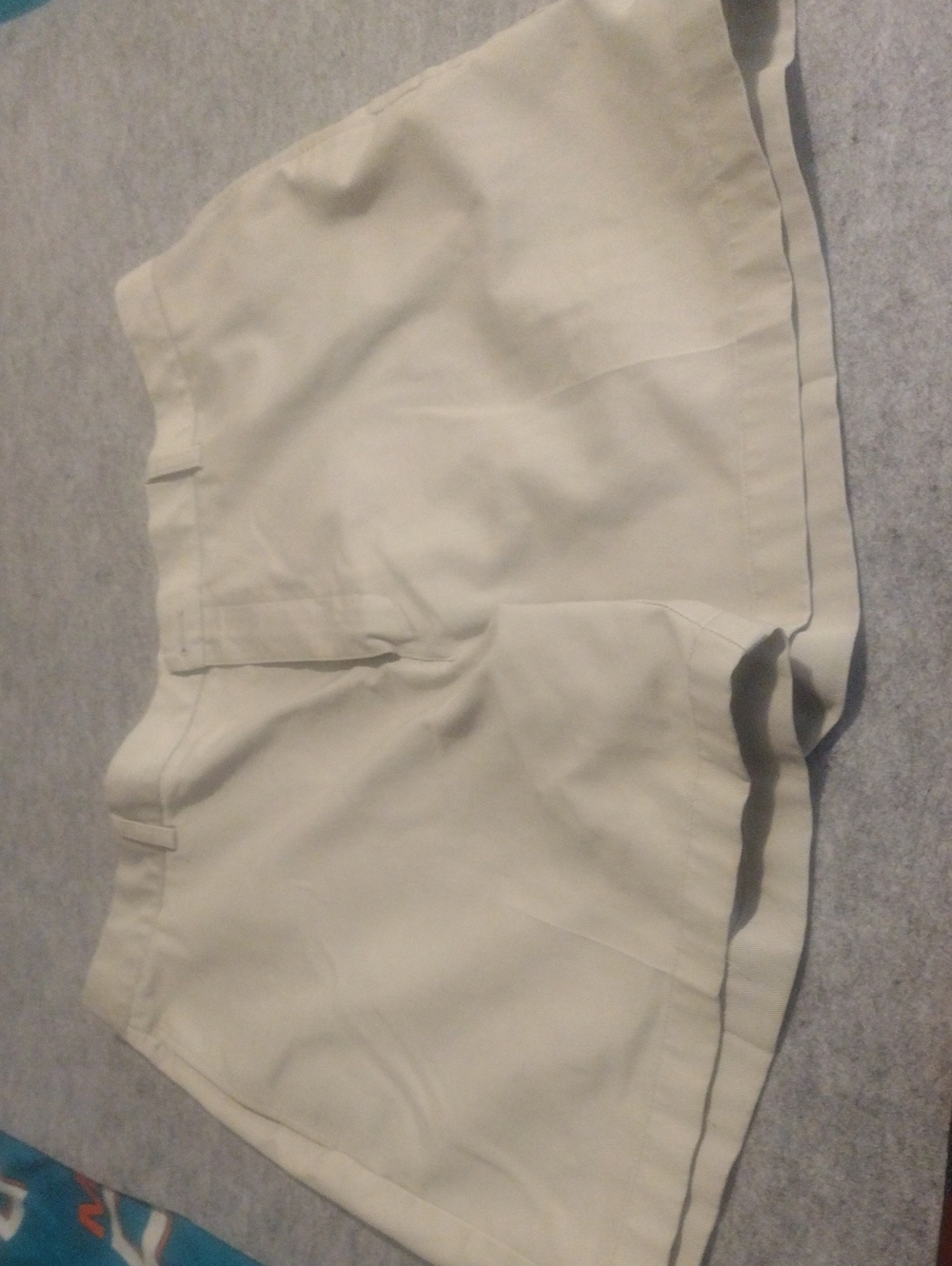 Mens Cream Casual Shorts
